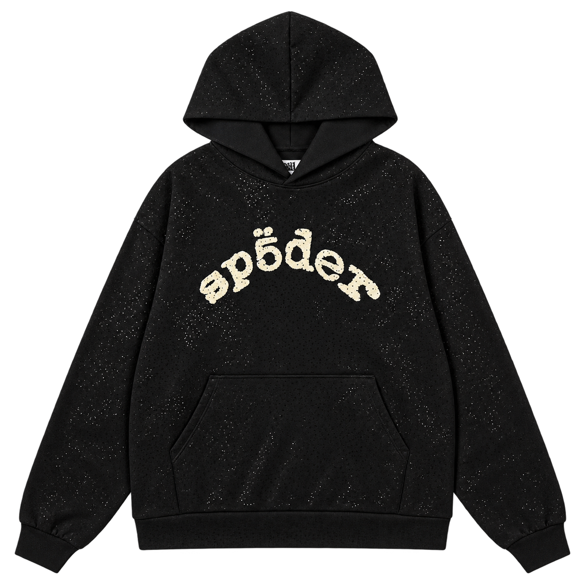Buzo sp5der brillos negro