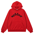 Buzo sp5der brillos rojo