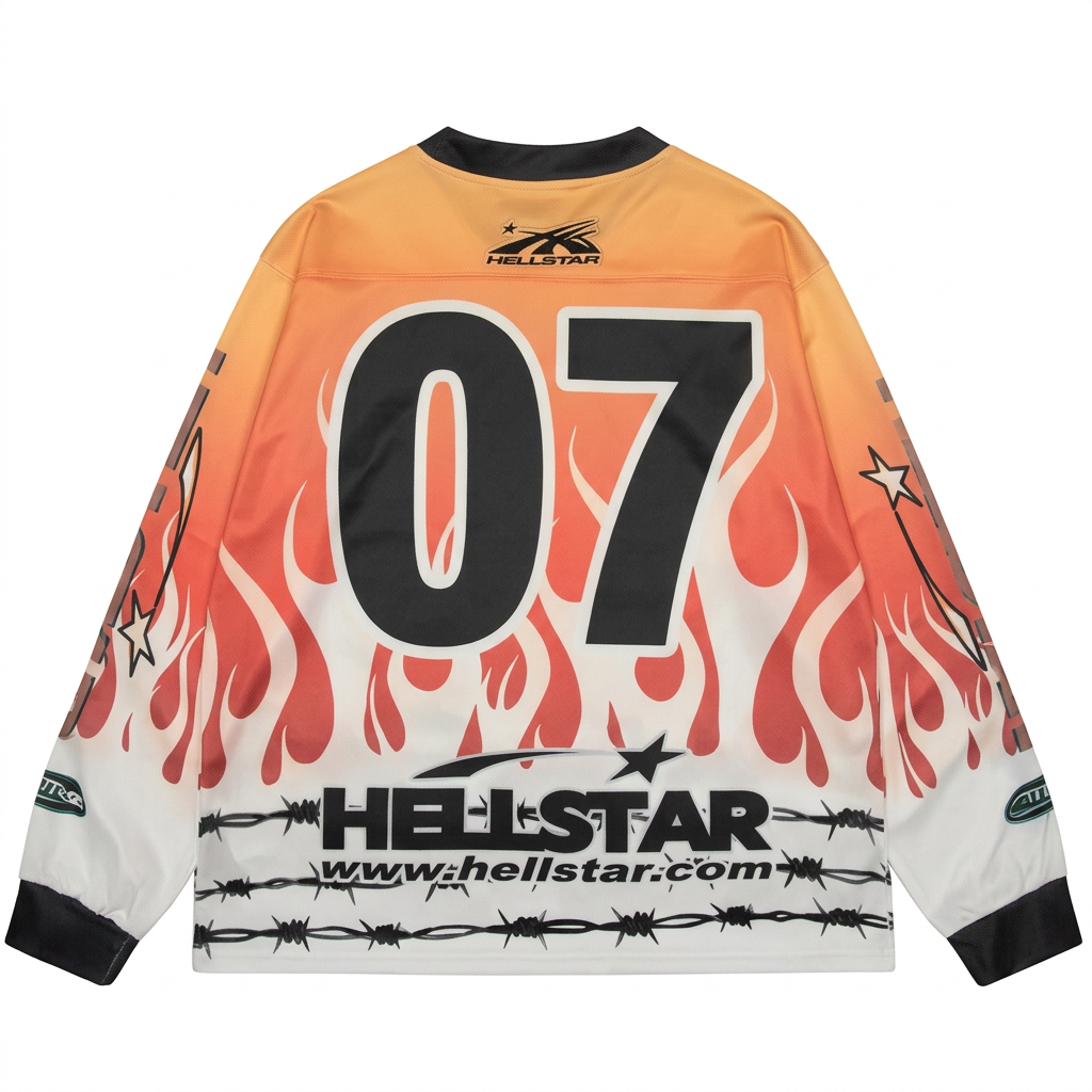 Hellstar Retro Washed Long-Sleeve T-Shirt Series
