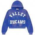 Valley Forever Classic Zip Up Hoodie Sapphire