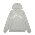 Buzo sp5der brillos gris