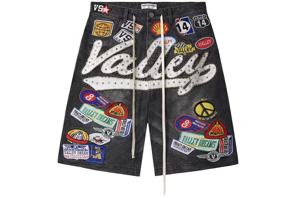 Valley Forever Black 1980's short