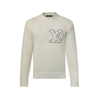 suéter Louis Vuitton Wool Crewneck Azul