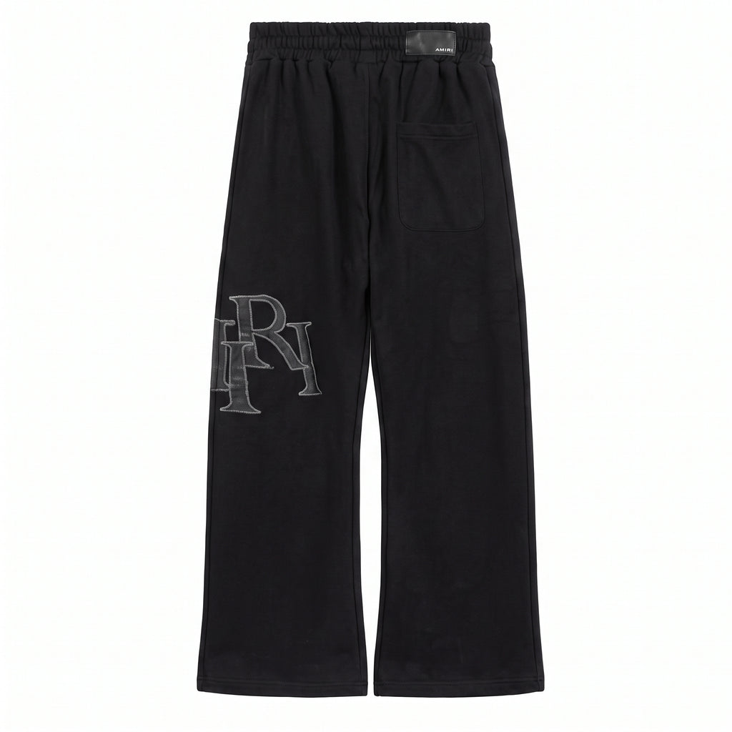 Amiri Logo Appliqué Cotton Running Pants