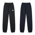 Carsicko Black Heart-Embroidered Straight-Leg Sweatpants