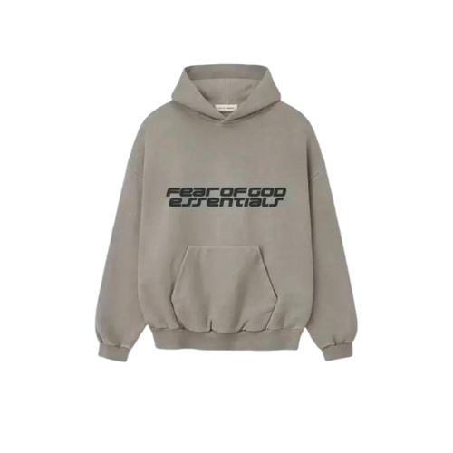 (New Version) Fear of God Essentials '90s-Style Smoke Grey Hoodie
