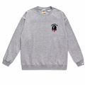 A Bathing Ape x Stussy collaboration crewneck sweatshirt