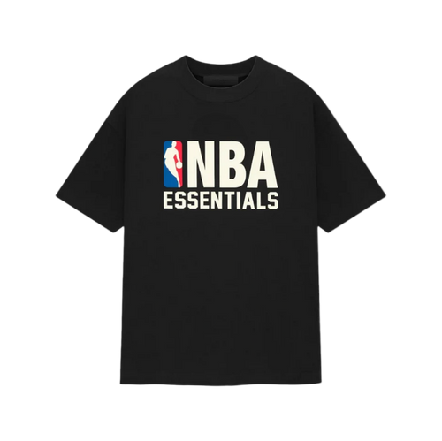(New Version) Fear of God Essentials x NBA Black Short-Sleeve T-Shirt