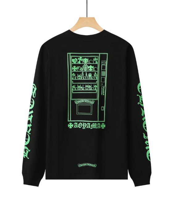 Chrome Hearts Black Long-Sleeve T-Shirt