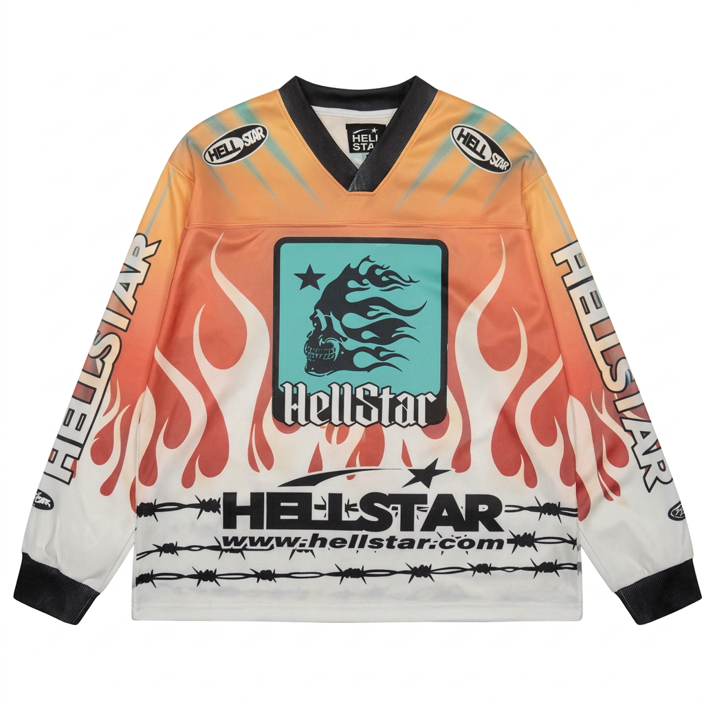 Hellstar Retro Washed Long-Sleeve T-Shirt Series